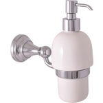 Дозатор для жидкого мыла Rav Slezak Morava хром/белый (MKA0303)