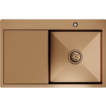 Кухонная мойка Mixline Pro 78х50 правая, бронза (4610211009363)