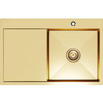 Кухонная мойка Mixline Pro 78х50 правая, золото (4610211009356)