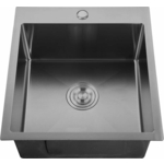 Кухонная мойка GranFest Metal 4844 PVD графит