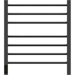 Полотенцесушитель электрический Point Веста 50х60 диммер слева, графит премиум (PN70756GR)