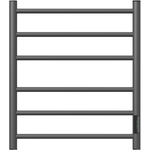 Полотенцесушитель электрический Point Аврора 50х60 диммер справа, графит премиум (PN10856GR)