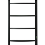 Полотенцесушитель электрический Point Афина 40х60 диммер справа, черный (PN04846B)