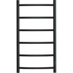 Полотенцесушитель электрический Point Афина 40х80 диммер справа, черный (PN04848B)