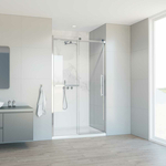 Душевая дверь Vincea Como Soft 110х195 прозрачная, хром (VDS-1CS110CL)