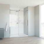 Душевая дверь Vincea Como Soft 140х195 прозрачная, хром (VDS-1CS140CL)