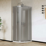 Душевой уголок Vincea City 80х80 рифленый, хром (VSQ-5CT800MT)