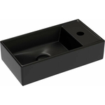 Раковина Ceramicanova Element 41х22 левая, черная матовая (CN6051LMB)