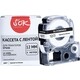 Кассета с лентой S'OK C53S654024 (LK-4WBQ) для Epson, черный на белом, 12мм/8м