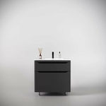 Тумба под раковину Style line Марелла 80х39 напольная, серая (СС-00002403)