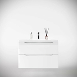 Тумба под раковину Style line Марелла 70х39 подвесная, белая глянцевая (СС-00002408)