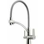 Смеситель для кухни Sancos Eri с подключением фильтра, брашированный никель (SC4001BN)