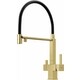 Смеситель для кухни Sancos Moro с подключением фильтра, брашированное золото (SC4006BG)