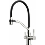 Смеситель для кухни Sancos Orta с подключением фильтра, брашированный никель (SC4008BN)