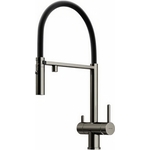 Смеситель для кухни Sancos Imola с подключением фильтра, вороненая сталь (SC4010GG)