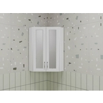 Зеркальный шкаф Style line Эко Стандарт 45х80 угловой, белый (ЛС-00002331)
