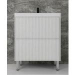 Тумба под раковину Style line Стокгольм 70х45 белый рифленый софт (ЛС-00002334)