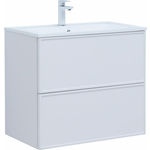 Тумба под раковину Aquanet Арт 75х45 белая матовая (313255)