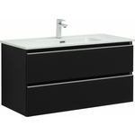 Тумба под раковину Aquanet Вега 100х45 черная (329593)