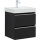 Тумба под раковину Aquanet Вега 50х40 черная (329594)