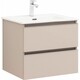 Тумба под раковину Aquanet Вега 60х45 бежевая (329583)