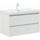 Тумба под раковину Aquanet Вега 90х45 белый глянец (316683)