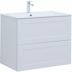 Тумба под раковину Aquanet Терра 80х50 белая матовая (313234)