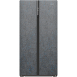 Холодильник Weissgauff WSBS 500 Inverter NoFrost Rock Glass
