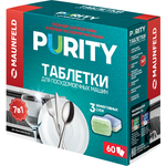 Таблетки для посудомоечных машин MAUNFELD Purity all in 1 MDT60ST (60шт)