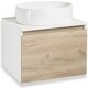 Тумба под раковину Runo Бари 60х45 крафтовый дуб (00-00001374)