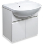 Тумба под раковину Runo Лада 50 подвесная, белая (00-00001366)