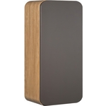 Шкаф подвесной Runo Ницца 35х75 правый, дуб натуральный/графит (00-00002126)