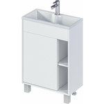 Тумба с раковиной 1Marka Lido 60х30 левая, белая (У83298)