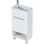 Тумба с раковиной 1Marka Lira 39х22 левая, белая (У85921)