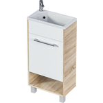 Тумба с раковиной 1Marka Lira 39х22 левая, дуб сонома (У85922)