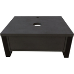 Тумба под раковину 1Marka Grunge Loft 60х48 бетон темно-серый (Ц0000001581)