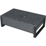 Тумба под раковину 1Marka Grunge Loft 70х48 бетон темно-серый (Ц0000015939)