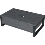 Тумба под раковину 1Marka Grunge Loft 90х48 бетон темно-серый (У85849)