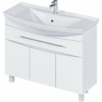 Тумба под раковину 1Marka Lina 105х35 белый глянец (У94492)