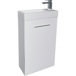 Тумба с раковиной 1Marka Ноктюрн 40х22 белый глянец (У37625, S-UM-COM40/1-w)