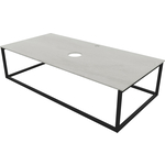 Столешница 1Marka Loft 90х48 светло-серый/черный (Ц0000008736)