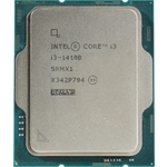 Процессор Intel Core i3-14100 OEM 3,50GHz, L2 5Mb, Cache 12Mb, Base TDP 60W, Turbo TDP 110W, S1700