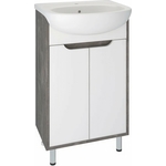 Тумба под раковину Runo Эко 50х30 железный камень (00-00001337)