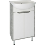 Тумба под раковину Runo Эко 50х30 серый бетон (00-00001326)