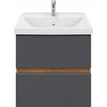 Тумба под раковину Sanstar Graffa 60х39 дуб вотан/графит софт (451.1-1.4.1.)