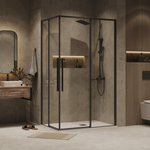 Душевой уголок Grossman Galaxy 90x70 прозрачный, черный матовый (300.K33.01.9070.21.00)