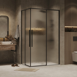 Душевой уголок Grossman Galaxy 90x70 шиншилла, черный матовый (300.K33.01.9070.21.02)