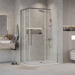 Душевой уголок Grossman Galaxy 110х80 прозрачный, хром (300.K33.01.1180.10.00)