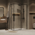 Душевой уголок Grossman Galaxy 100х90 прозрачный, графит сатин (300.K33.01.1090.42.00)