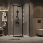 Душевой уголок Grossman Pragma 100x100 прозрачный, черный матовый (302.K33.03.1010.21.00)